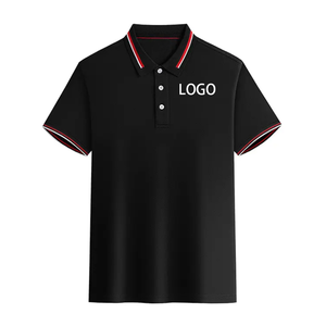 T-shirt polo imprimé avec logo personnalisé pour hommes, t-shirt polo de qualité supérieure vierge en polyester à prix d'usine - Product Image 1