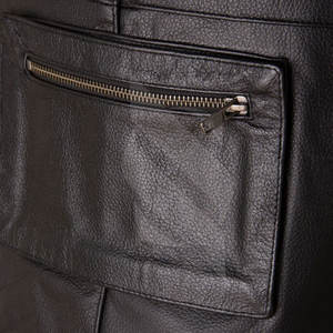 Chaleco de cuero informal para hombre de buena calidad 100% cuero transpirable y a un precio razonable para la moda de invierno - Product Image 4