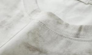 T-shirts pour hommes à col rond, en tissu toile, à manches courtes, style vintage, style incurvé, longueur allongée, coupe régulière, 100% coton - Product Image 6