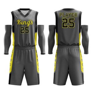 New America maillot de basket-ball unisexe nom personnalisé imprimé séchage rapide été réversible uniformes d'équipe grande taille respirant - Product Image 6