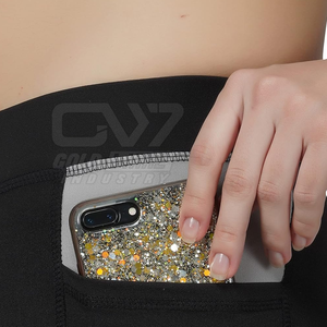 Leggings de Cintura Alta para Mujer, de Alta Calidad, Elásticos, Transpirables, para Yoga, Fitness, Deportes, Sin Costuras, Ajustados, OEM - Product Image 4