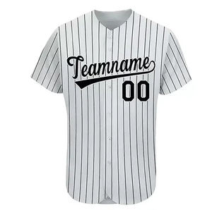 Uniformes de béisbol con impresión de logotipo personalizado de alta calidad, sublimación de venta completa con diseños únicos para ropa de béisbol y softbol - Product Image 3