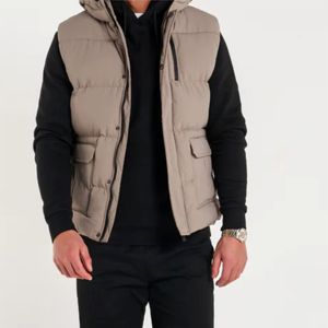 Taupe Gilet-Diseño funcional y elegante con pecho, parche y bolsillos internos para comodidad durante todo el día - Product Image 5