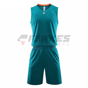 Vêtements de sport Produit de qualité supérieure Uniformes design sans manches à col rond Ensemble d'uniformes de basket-ball - Product Image 1
