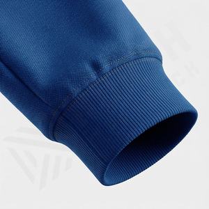 Survêtement pour homme en polyester doux avec fermeture éclair élégante, poignets côtelés, adapté à un usage quotidien, séances de sport décontractées, tenue de sport - Product Image 6