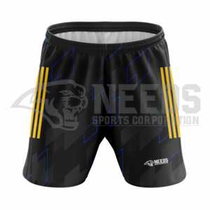Pantalones cortos de entrenamiento GAA personalizados de calidad superior 100% poliéster 4 rayas OEM haga su propio diseño - Product Image 5