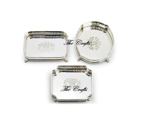 Plateau de service au chocolat au design attrayant en acier inoxydable et miroir Vaisselle de restaurant de première qualité Plateau de service - Product Image 6