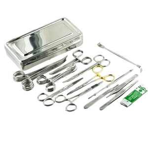 Kit de chirurgie vétérinaire complet | Pinces pour enlever les ovaires et instruments de ciseaux chirurgicaux | Acier inoxydable de haute qualité - Product Image 1