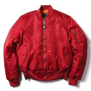 แจ็กเก็ตบอมเบอร์ใส่ได้ทั้งชายและหญิงเสื้อแจ็คเก็ตกันลมให้ความอบอุ่นในฤดูหนาวผ้ายีนส์คอปกตั้งผ้ายีนส์โอเวอร์ไซส์ - Product Image 3