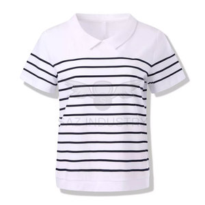 T-shirt personnalisé 100% Polyester 2023 décontracté pour femme, Polo brodé, nouvelle collection - Product Image 3