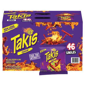 Exotic Snacks Corn Chips Takis Fuego