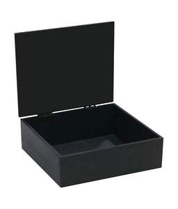 Boîte à bijoux en bois personnalisable classique, imprimée, avec un grand espace de rangement pour bagues, bracelets, boucles d'oreilles, colliers, pendentifs, prix de gros - Product Image 2