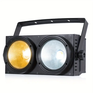 200W COB LED Par Light DMX Stage DJ Audience <span class=keywords><strong>Blinder</strong></span> Light Warm + Cool White - Product Image 1