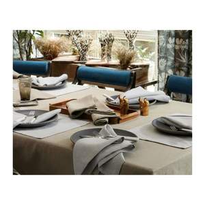 100% Organic Cotton <b>Tea</b> <b>Towels</b> Customized Multi-Purpose Soft Pure White Navy Blue Best Quality Light Weight Cloth Napkins - Product Image 1