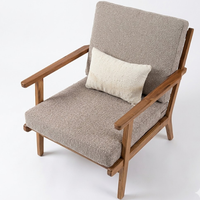 Canapés de bureau extensibles pour salon et salle à manger, taille 94x68x86, structure en teck massif, rembourrage en mousse épaisse, vendus en gros
