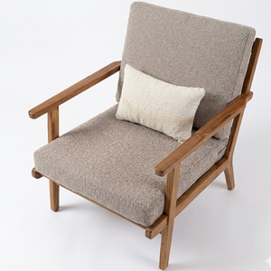 Sofás de Oficina Extensibles para Sala de Estar y Comedor, Tamaño 94X68X86, Estructura de Madera de Teca Sólida, Forro de Espuma Gruesa, Venta al Por Mayor - Product Image 1