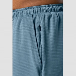 กางเกงขาสั้นคอร์ดูรอยโพลีเอสเตอร์ขายดีประจำฤดูร้อน ทรงหลวมปานกลาง ซิปห้าจุด สีพื้น เรียบง่าย ระบายอากาศได้ดี ผลิตจากผ้าถัก ผลิตในบังกลาเทศ - Product Image 4