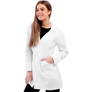 เสื้อโค้ทแลปสำหรับผู้หญิงขนาด XL เสื้อแจ็คเก็ตแพทย์สครับโลโก้ตามสั่งสำหรับโรงพยาบาลทันตกรรมใช้ได้ทั้งชายและหญิง - Product Image 4