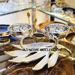 Support à cadeaux luxueux, bol en métal de qualité supérieure, design décoratif de luxe, pour une utilisation moderne à la maison - Product Image 6