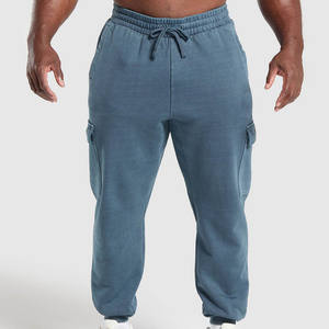 New High Quality Men's Quick Dry Washed Jogger For Men Breathable <b>Elasticated</b> <b>Waistband</b> & <b>Elasticated</b> Cuff With Side Pockets - Product Image 1