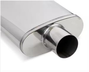Approvisionnement d'usine Accessoires de système d'échappement automatique à haut débit personnalisés Silencieux d'échappement universel en acier inoxydable 409 Flowmaster - Product Image 6