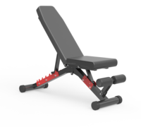 Banc de musculation réglable 7 positions avec dossier, station d'entraînement multifonctionnelle, chaise de fitness pour extensions de jambes