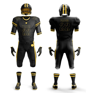 Unisex personalizado sublimación Reversible fútbol americano Jersey pantalón conjunto transpirable corto Unisex Reversible fútbol uniformes - Product Image 1