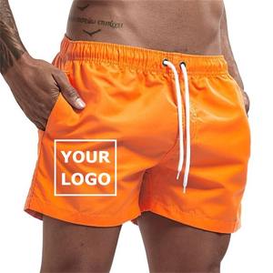 Bermuda sportif personnalisable pour homme taille basse anti-rides peigné écologique doublure en maille fermeture à cordon de serrage hanche - Product Image 5