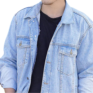 แจ็กเก็ตยีนส์สำหรับผู้ชายเสื้อแจ็กเก็ตผ้าเดนิมสไตล์ใหม่ล่าสุด - Product Image 6