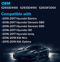 Pièces automobiles, jauge de pression des pneus TPMS de qualité supérieure, capteur d'oxygène pour les modèles Hyundai Elantra, Genesis, KIA 52933D4100