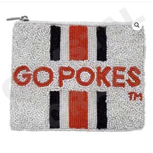 Portefeuille porte-monnaie en perles de rocaille personnalisé Design coeur rouge beau porte-monnaie avec accessoires à la mode - Product Image 2