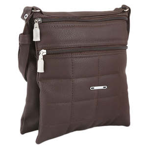 Sac à bandoulière pour femme (7532) - Marron foncé - Product Image 1