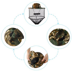 Chapeau d'apiculture avec voile en maille Conception personnalisée en vrac léger et durable en gros - Product Image 3