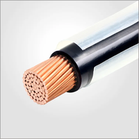 Cable THHN THWN de 600V, 8awg, 1/0awg, 3/0awg, conductor de cobre, chaqueta de nailon aislada de PVC para cable de Máquina Herramienta