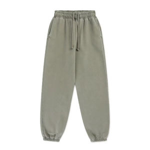 Pantalon d'été décontracté pour hommes Pantalon d'extérieur taille haute avec cordon de serrage Pantalon de grande taille léger respirant et lavé - Product Image 1