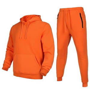 Servicio OEM, Conjunto de 2 Piezas de Chándal Informal de Alta Calidad para Hombre, 100% Algodón, Liso, con Capucha y Bolsillos para Invierno - Product Image 4