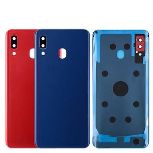 Per Samsung <span class=keywords><strong>Galaxy</strong></span> <span class=keywords><strong>A20</strong></span> A205 SM-A205F A205DS coperchio posteriore della batteria del pannello posteriore porta custodia parti di riparazione con obiettivo della fotocamera - Product Image 2