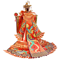 Piececool ROBE DE MARIÉE Puzzle 3D en métal Kits de modèles de culture chinoise Kit de bricolage Puzzle éducatif pour adultes