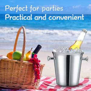 Hielera de Acero Inoxidable Moderna, Ecológica, con Certificación CE, para Enfriar Vino, al por Mayor - Product Image 5