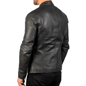 Fully Customized Genuine Cowhide Buffalo <b>Men</b> <b>Leather</b> <b>Jackets</b> Made in Sialkot Pakistan - Product Image 3