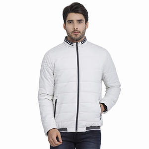 Stylish One <b>Men's</b> Hot <b>White</b> Color <b>Puffer</b> <b>Jacket</b> Fashion Wear Made in 100% Nylon With Customized Design & Brand - Product Image 1