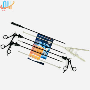 Juego de entrenamiento de Endo laparoscópico, pinzas de cirugía, instrumentos de acero inoxidable autoclavable desmontable certificado CE - Product Image 3