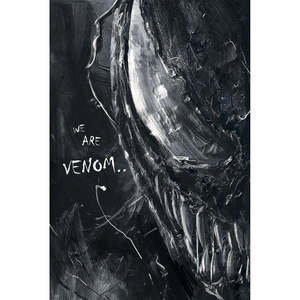 Modern Style Venom <b>Poster</b> From Marvel Featuring the Iconic We Are Venom for Your Wall Decor - Product Image 1