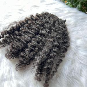 Precio al por mayor 100% extensiones de cabello rizado birmano virgen cruda hechas en Vietnam - Product Image 5