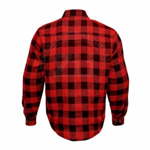Chemises en flanelle de sport coupe-vent à manches longues pour hommes en coton de haute qualité personnalisées en usine pour la course à moto OEM personnalisé - Product Image 4
