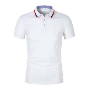 Polos deportivos de alta calidad para correr para hombre, diseño de logotipo personalizado OEM, polos de algodón estampados con bordado de talla grande para hombre - Product Image 6