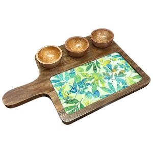 Large Wooden Serving Platter <b>For</b> Charcuterie Boards Ideal <b>For</b> <b>Displaying</b> Cheese Crackers And Fresh Fruits - Product Image 1