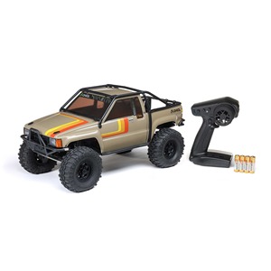 Axial SCX10 III 1/10 4WD <span class=keywords><strong>Rock</strong></span> Crawler 1987 SR5 <span class=keywords><strong>Hard</strong></span> Body Portal Axles 2-Speed Dig Transmission Brushed RTR RC Truck Rouge - Product Image 3