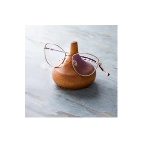 Porte-verre pour les yeux en bois fait à la main écologique Support élégant pour les spécifications Accessoire de mode tendance - Product Image 1