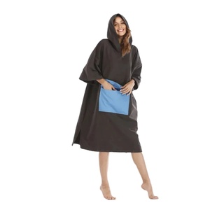 RPET Hooded <b>Poncho</b> <b>Towel</b> Beach Surf <b>Poncho</b> Super Absorbent Changing Robe <b>Towel</b> for Adults - Product Image 2